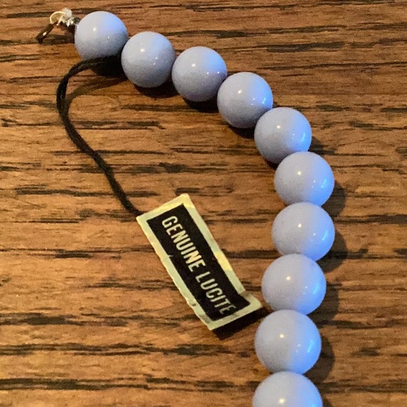 Vintage Baby Blue Necklace - Picture 3 of 3